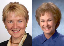 Pris Rogers and Jane Thomas