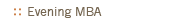 Evening MBA