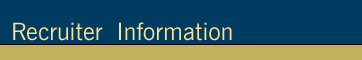 Recruiter Information