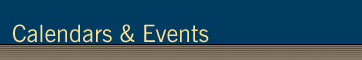 Calendars & Events