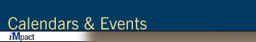 Calendars & Events - iMpact