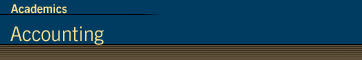 Academics - Accounting