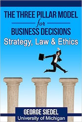 The Three Pillar Model for Business Decisions: Strategy, Law & Ethics