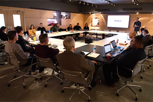 Living Business Leadership Experience boardroom