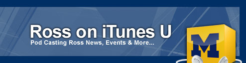 Ross on iTunes U